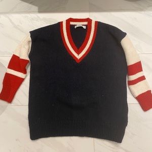 Zara Oversized V-neck Sweater